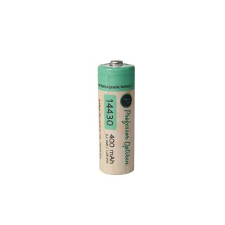 Lithium-Eisenphosphat-Akku - Typ: 14430, 3,2 Volt mit 400 mAh (Pin)