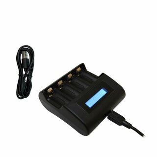 Charger for CR123A lithium-ion batteries