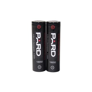 PARD lithium-ion battery - type: 18650, 3.7 volts with 3200 mAh