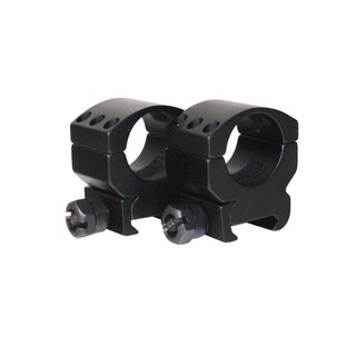 AluTech set of 2 - 25.4mm ring mount for Weaver/Picatinny - medium version